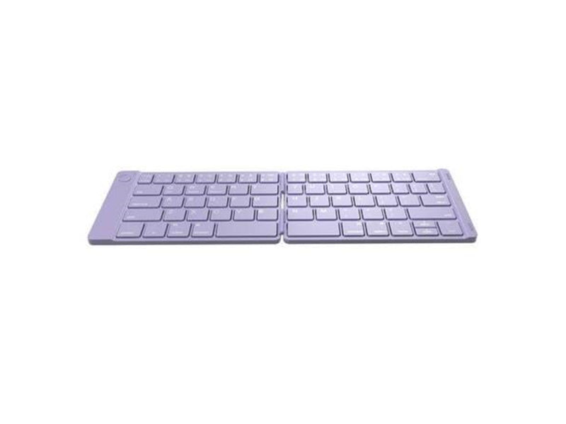 DeLUX Wireless Foldable Keyboard KF10 & Mouse MF10PRO Set - Tastaturen - Englisch - US - Lila