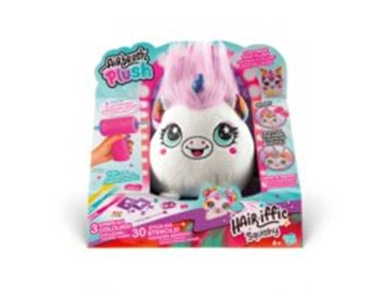Airbrush Plush Hair'iffic 17cm Squish Pal-Princess