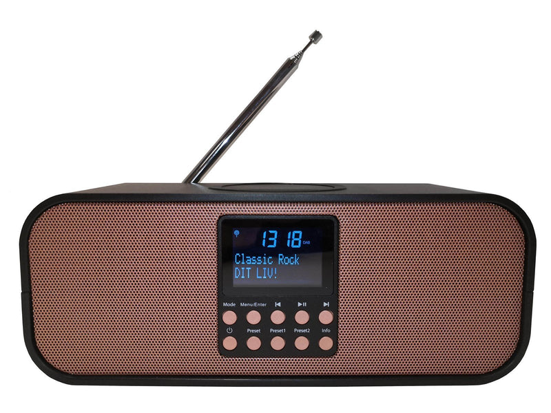 Scansonic PA8001 DAB+ radio with wireless charger - DAB+/FM - schwarz