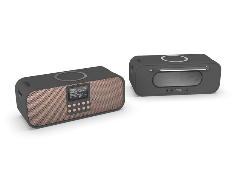 Scansonic PA8001 DAB+ radio with wireless charger - DAB+/FM - schwarz