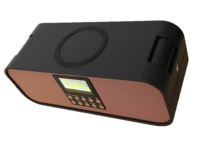 Scansonic PA8001 DAB+ radio with wireless charger - DAB+/FM - schwarz