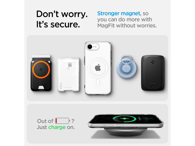 Spigen Crystal Flex MagSafe - Clear White - iPhone 16e