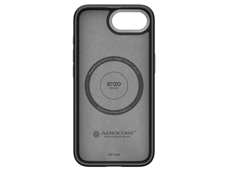 Spigen Enzo Aramid MagSafe - Matte Black - iPhone 16e