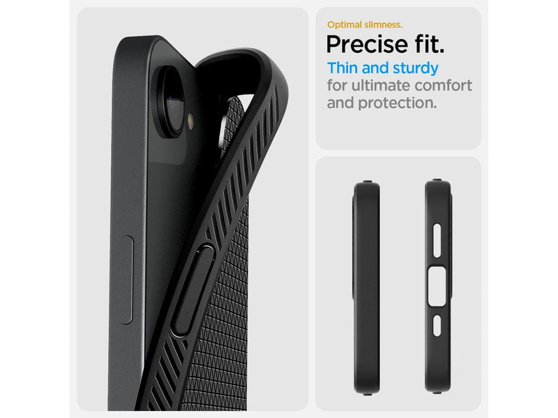 Spigen Liquid Air - Matte Black - iPhone 16e
