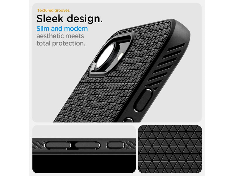 Spigen Liquid Air - Matte Black - iPhone 16e