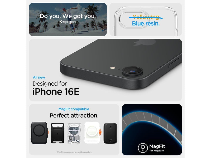 Spigen Liquid Crystal MagSafe - Clear White - iPhone 16e