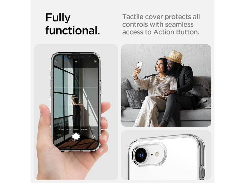 Spigen Liquid Crystal MagSafe - Clear White - iPhone 16e