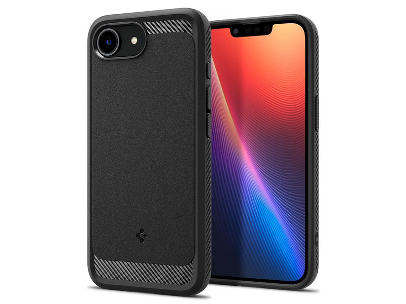 Spigen Rugged Armor MagSafe - Matte Black - iPhone 16e