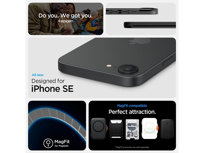 Spigen Thin Fit MagSafe - Black - iPhone 16e