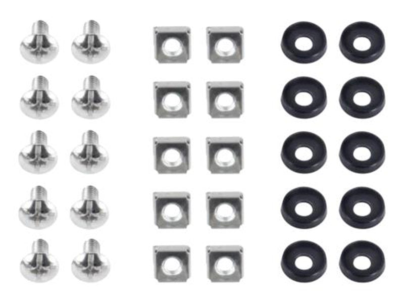 Deltaco 19-M611 - M6 Screw Set (10-pack)