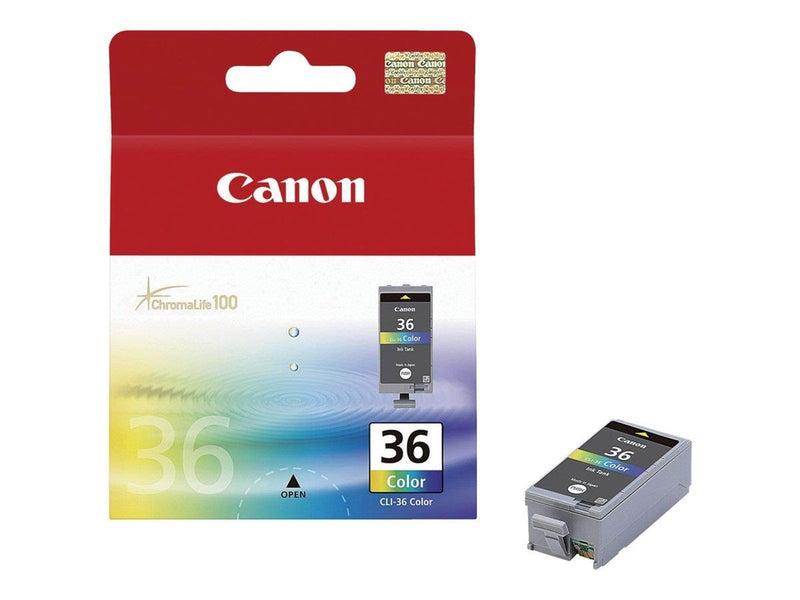 Canon CLI-36 / 1511B001 3-Color - Tintenpatrone Schwarz, Cyan, Magenta, Gelb