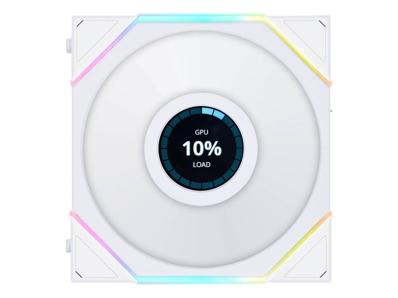 Lian Li UNI FAN TL LCD 120 (3-pack) - Gehäuselüfter - 120mm - Weiß mit RGB-Beleuchtung - 27 dBA