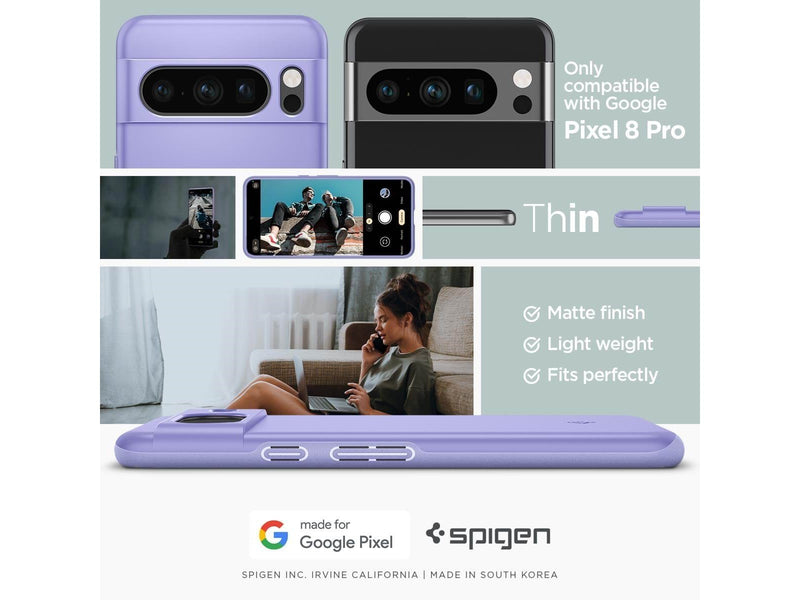 Spigen Thin Fit - awesome violet - Google Pixel 8 Pro