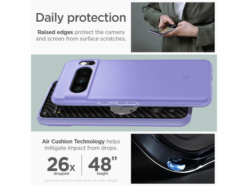 Spigen Thin Fit - awesome violet - Google Pixel 8 Pro