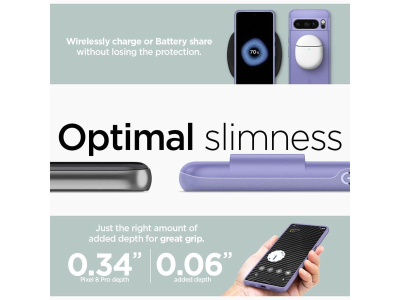 Spigen Thin Fit - awesome violet - Google Pixel 8 Pro