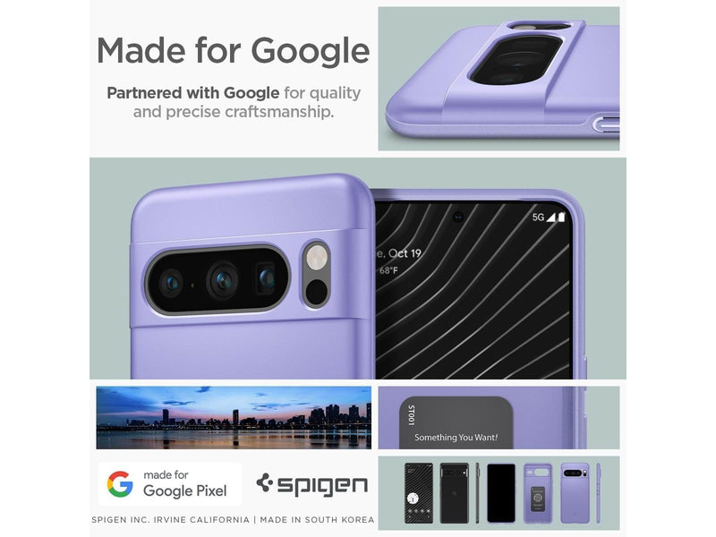 Spigen Thin Fit - awesome violet - Google Pixel 8 Pro