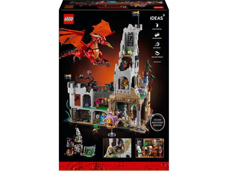 LEGO Ideas 21348 Dungeons & Dragons Die Sage vom Roten Drachen