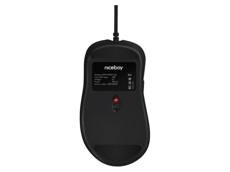 Niceboy ORYX M300 Duke - Gaming Maus (Schwarz)