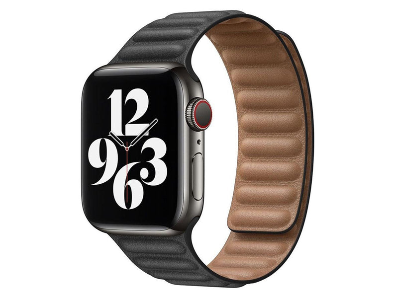 Lippa Apple Watch Magnetic leather strap 38/40/41 - Black / Brown