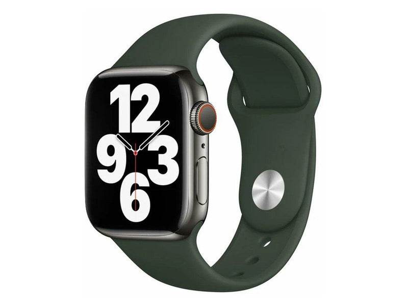 Lippa Apple Watch silicone strap 42/44/45/49 - Dark Green