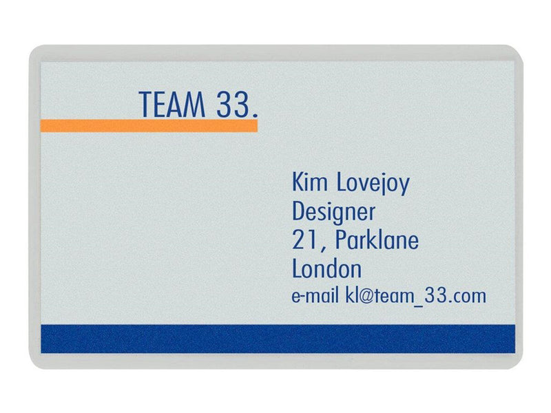 Leitz - 100 - 54 x 86 mm - lamination pouches