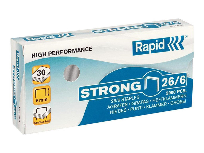 Rapid Strong - staples - 26/6 - 6 mm - pack of 5000