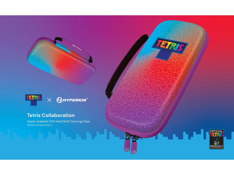 Hyperkin Limited Edition Official Tetris™ EVA Hard Shell Carrying Case - Miscellaneous Bag - Nintendo Switch