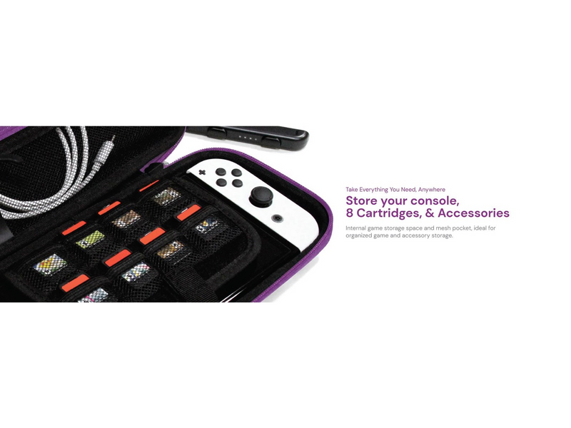 Hyperkin Limited Edition Official Tetris™ EVA Hard Shell Carrying Case - Miscellaneous Bag - Nintendo Switch