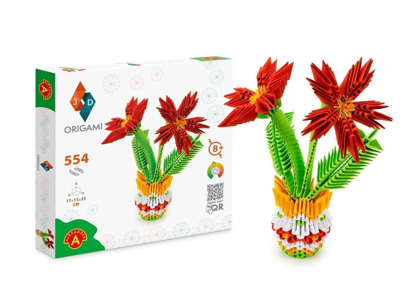 Alexander Toys ORIGAMI 3D - Flower pot 554 pcs.