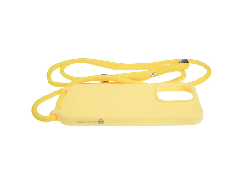 Mobile Origin Lanyard Case - yellow - iPhone 15 Pro