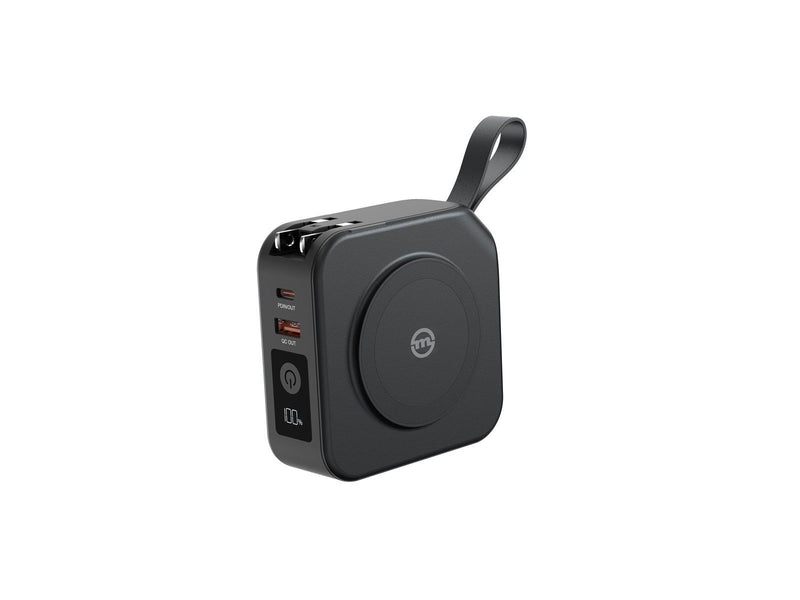 Mobile Origin Powerbank and Travel Charger - Lightning and USB-C cable Powerbank (Akku) - schwarz - 10000 mAh