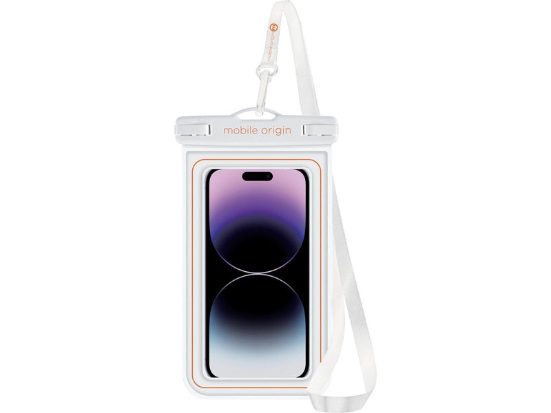 Mobile Origin Waterproof floating case 6.8" - white/orange