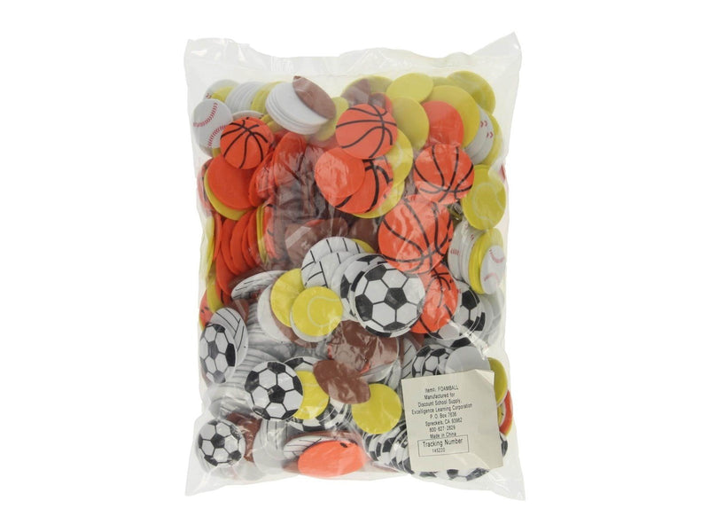 Colorations - Sports Balls Foam Shapes 500 pcs.