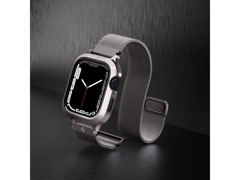 Spigen Metal Fit Pro - graphite - Apple Watch 9/8/7 45mm