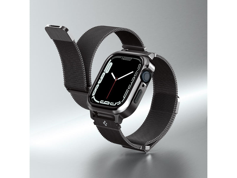 Spigen Metal Fit Pro - graphite - Apple Watch 9/8/7 45mm