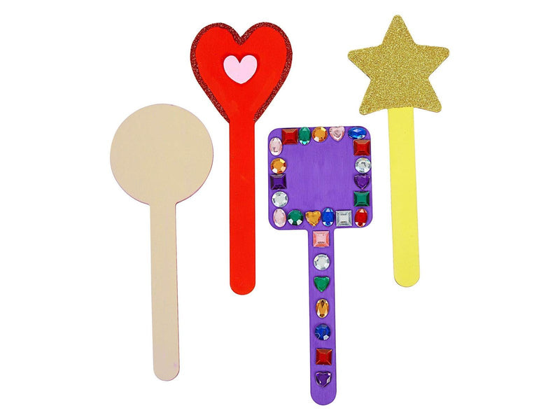 Colorations - DIY Wooden Stick Shapes 4 Designs 20pcs.