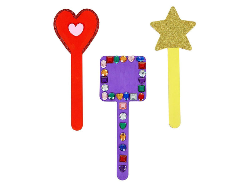 Colorations - DIY Wooden Stick Shapes 4 Designs 20pcs.