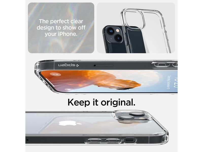 Spigen Crystal Hybrid - crystal clear - iPhone 14