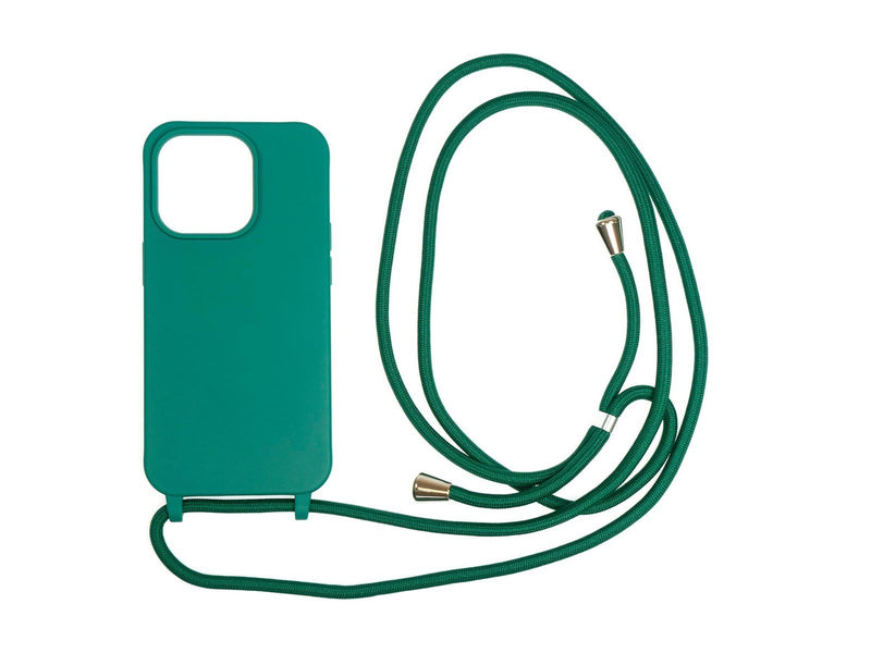 Mobile Origin Lanyard Case - dark green - iPhone 14 Pro