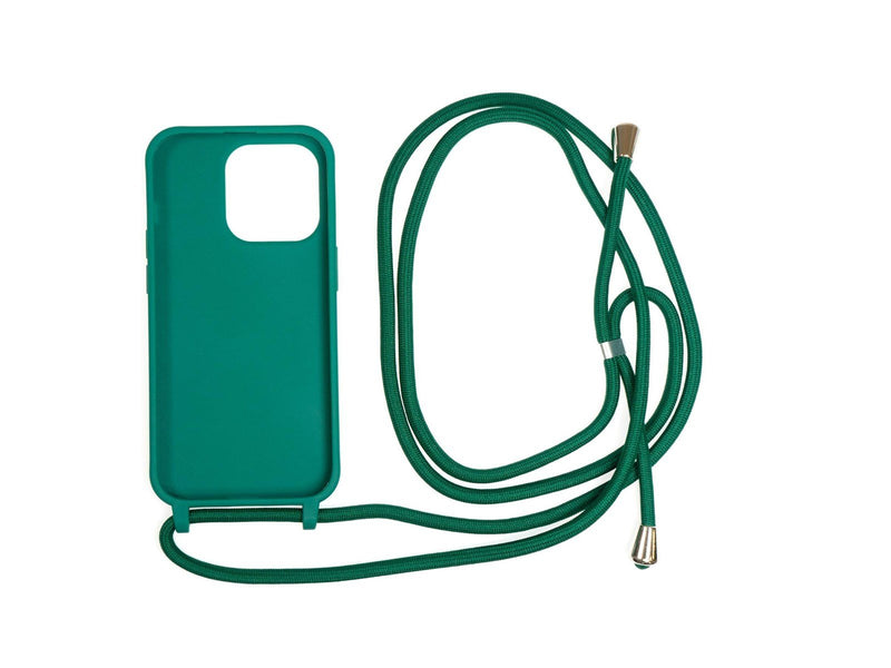 Mobile Origin Lanyard Case - dark green - iPhone 14 Pro