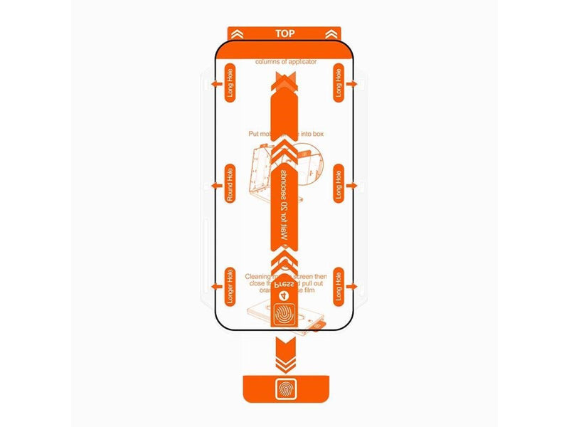 Mobile Origin Orange Screen Guard Spare Glass iPhone 11 Pro/XS/X