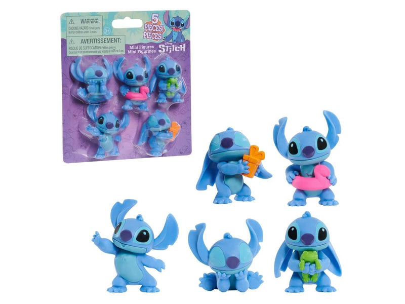 Disney Stitch Figures 5 Pack 5.5 cm