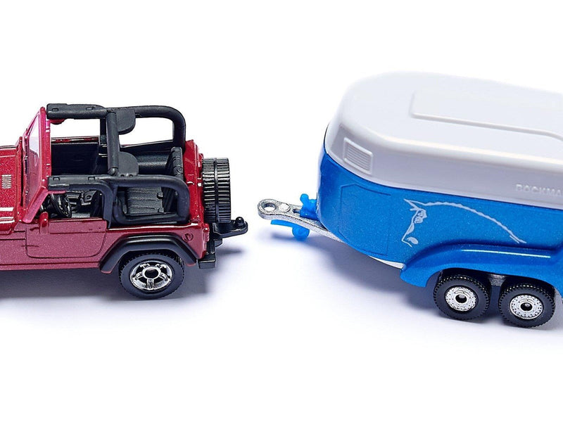 SIKU Jeep With Horse Trailer
