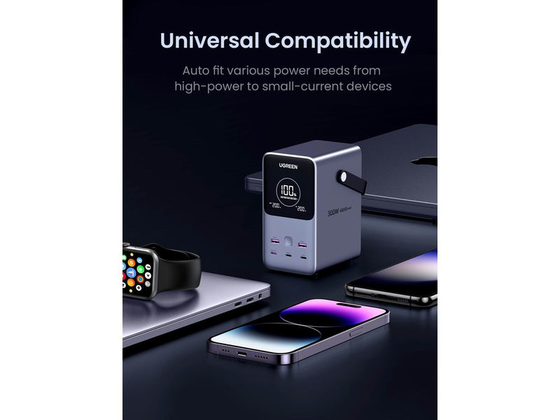 UGREEN 48000mAh 300W Fast Charging Power Bank Powerbank (Akku) - silber