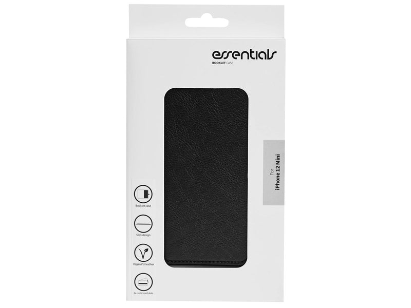 Essentials iPhone 12 Mini PU Wallet - Black