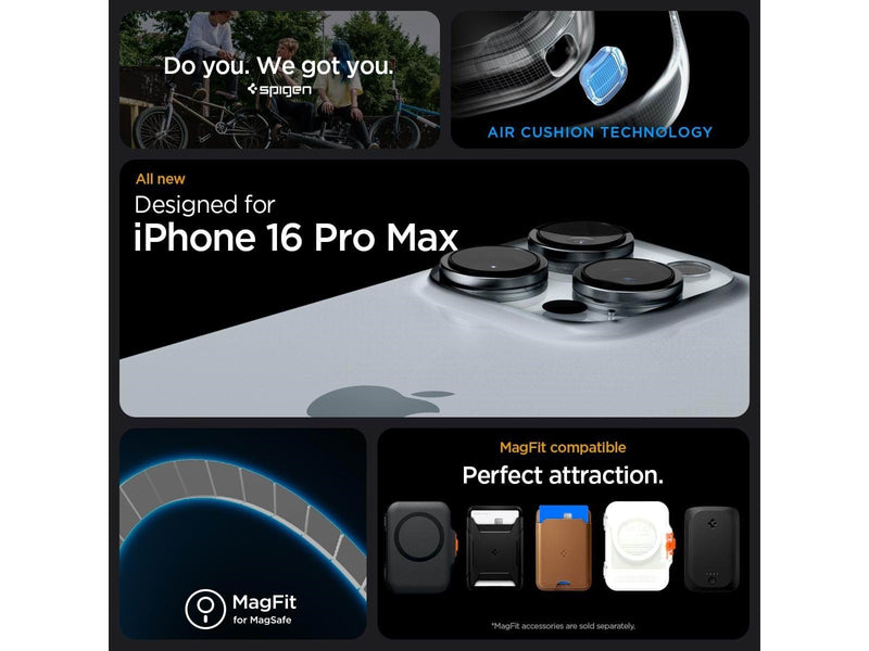 Spigen Rugged Armor MagSafe - Grey - iPhone 16 Pro Max