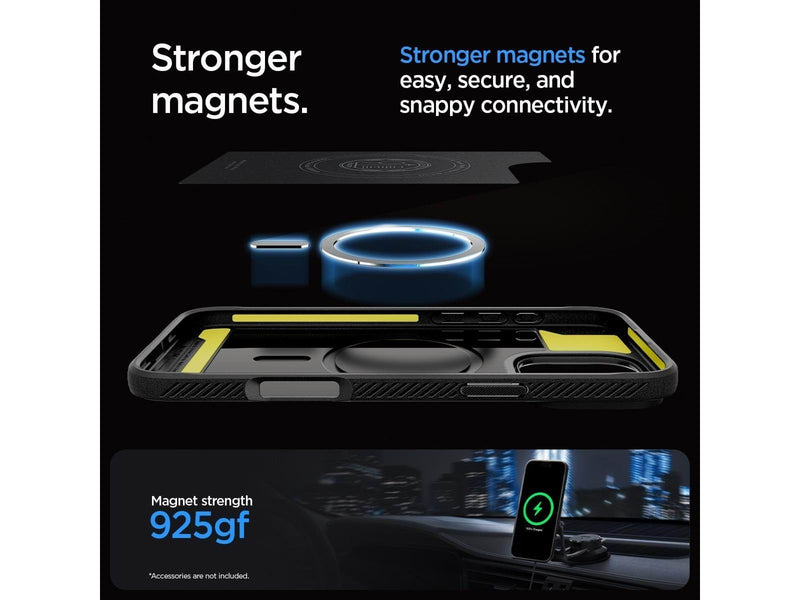 Spigen Rugged Armor MagSafe - Grey - iPhone 16 Pro Max