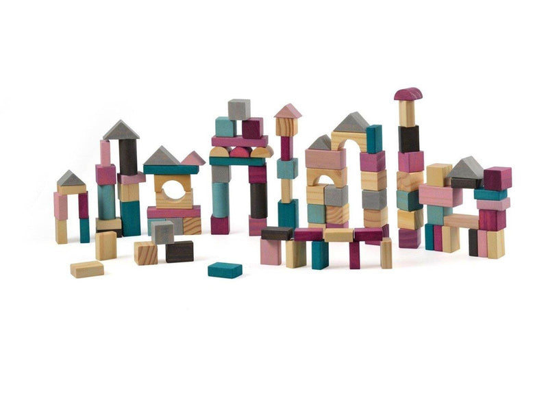 Magni - Wooden Building blocks 100 pcs