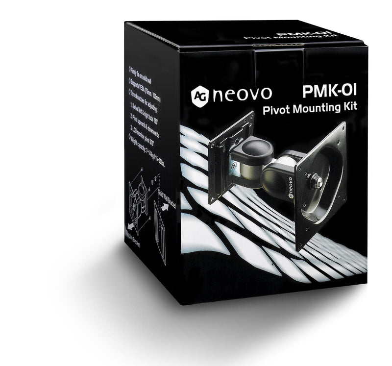 AG Neovo PMK-01 Wandhalterung für 15'-32' Displays neigbar, drehbar, schwenkbar, max. 14KG, max. VESA 100x100, schwarz