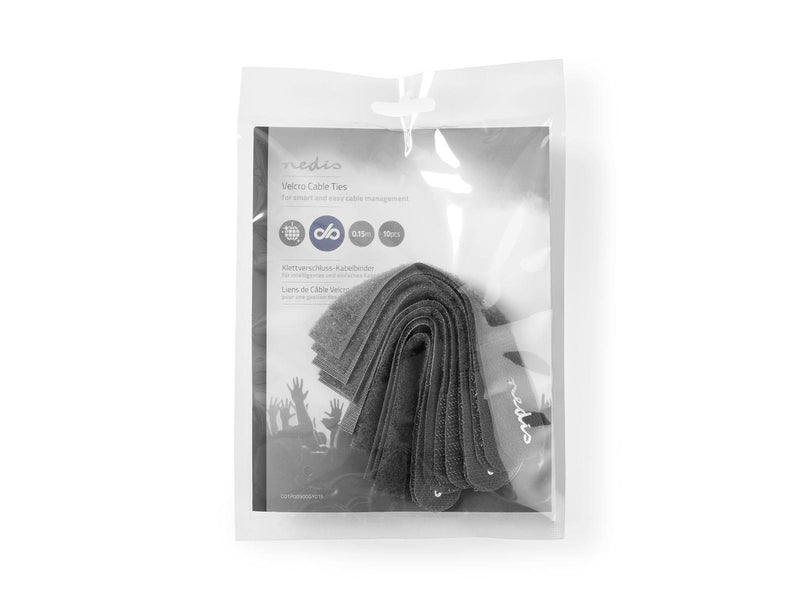 Nedis COTP00900GY015 cable tie